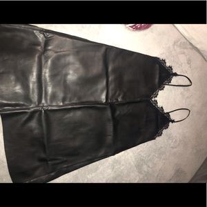 ZARA Leather Dress